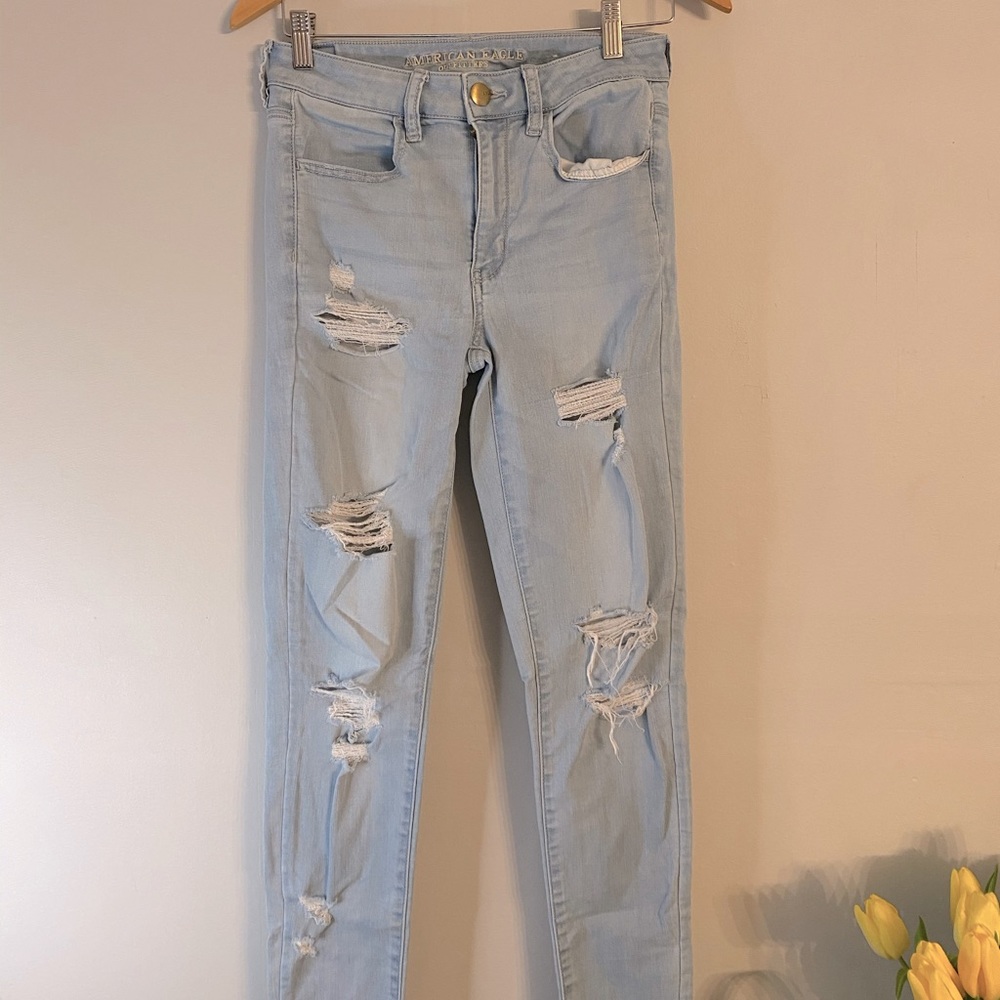 Light American Eagle Stretchy Jeans